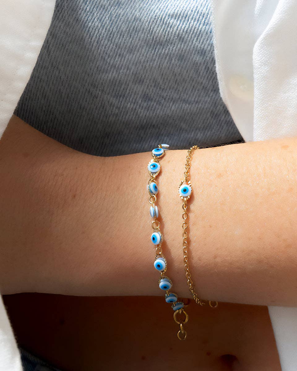 HELLES – Engroshandel Armbånd med led og kæde – Mykonos-armbånd1