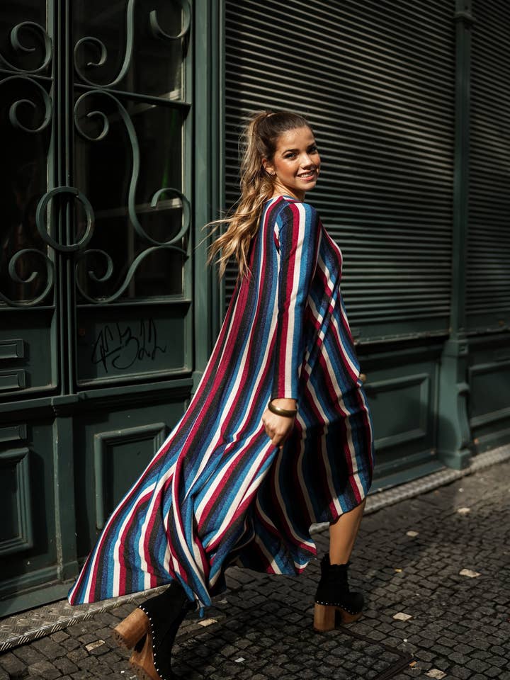 Vestido largo asimétrico para venta al por mayor de BOHOME