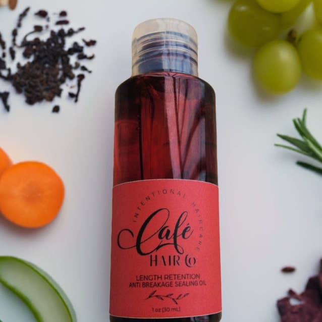 Café Hair Co - Wholesale Hair Oil - ANTI BREAKAGE SEALING OIL TO PREVENT SPLIT ENDS2