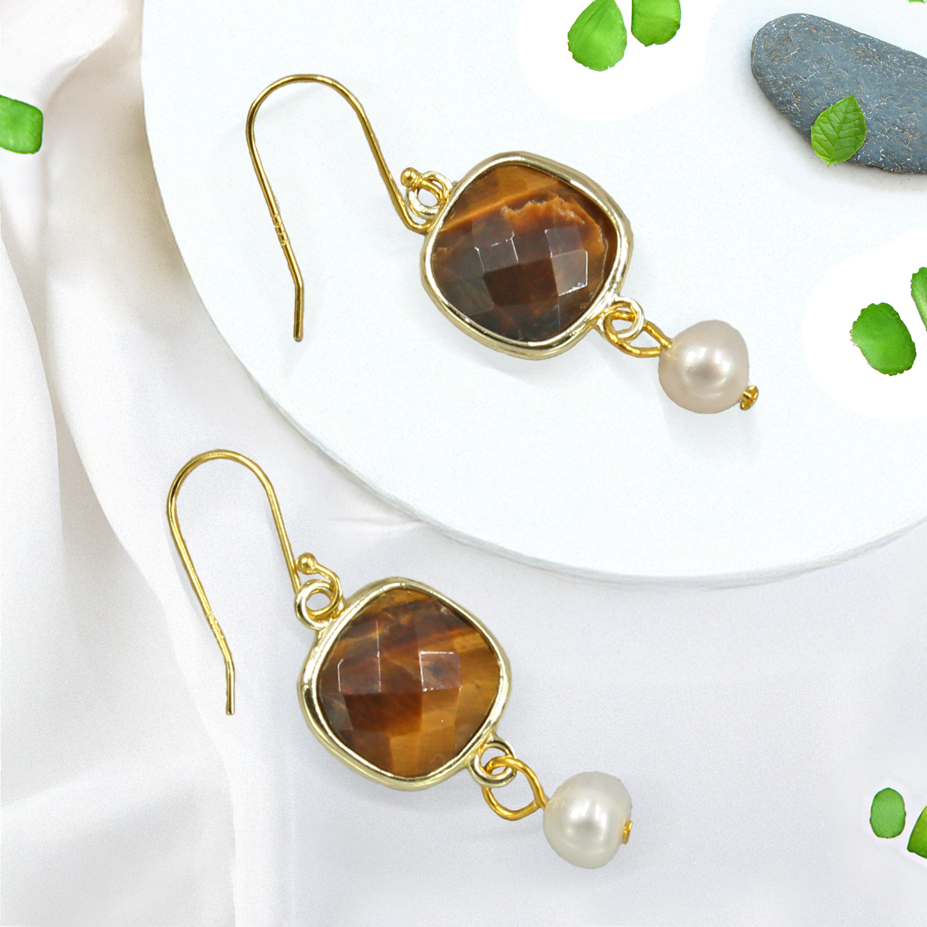 IST Jewelry - Wholesale Dangle Earrings - Gemstones and Cultured Pearl Drop Earrings5