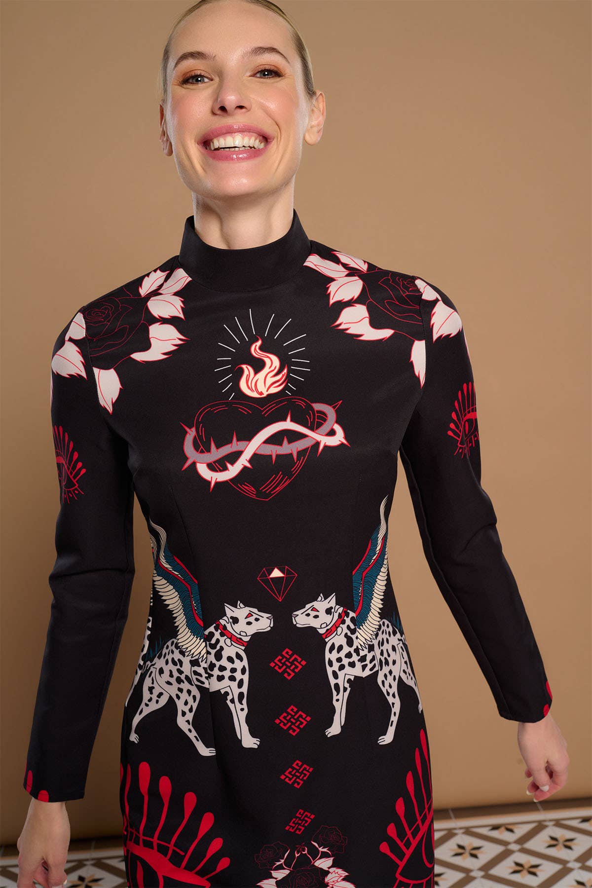 Black MYTHO DRESS for wholesale on Faire1