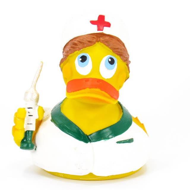 Nurse "First Responder" Rubber Duck for wholesale by Ducks in the Window