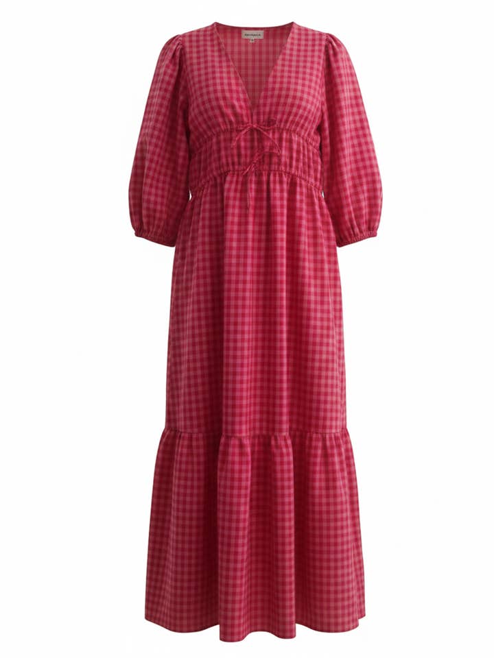 Checkered midi dress - VANINA for wholesale by Garance Paris