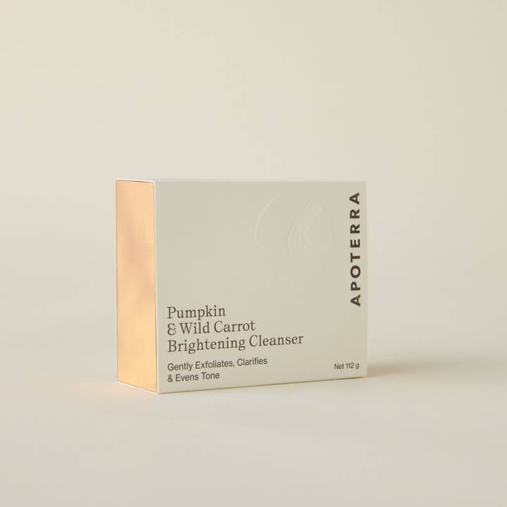 Apoterra - Wholesale Facial Cleanser - Pumpkin + Wild Carrot Complexion Soap6