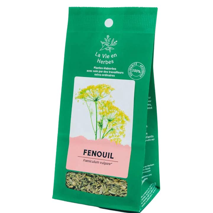 Organic fennel fruit - bulk pouch 50 g - la vie en Herbes for wholesale by Ecohesens