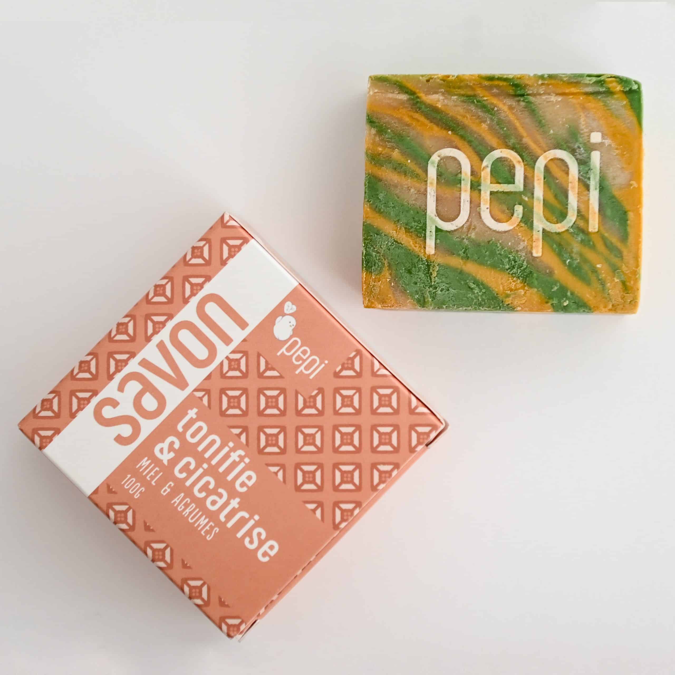 Pepi - Wholesale Bar Soap - Solid shower gel: Invigorates & Heals 100g0