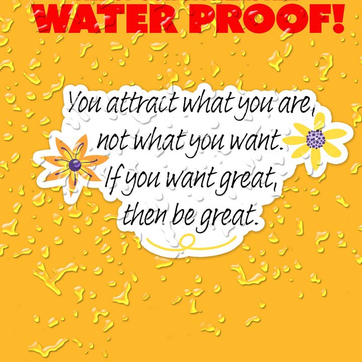 Autocollant motivant Be Great pour la vente par Real Cool Stickers & Stuff