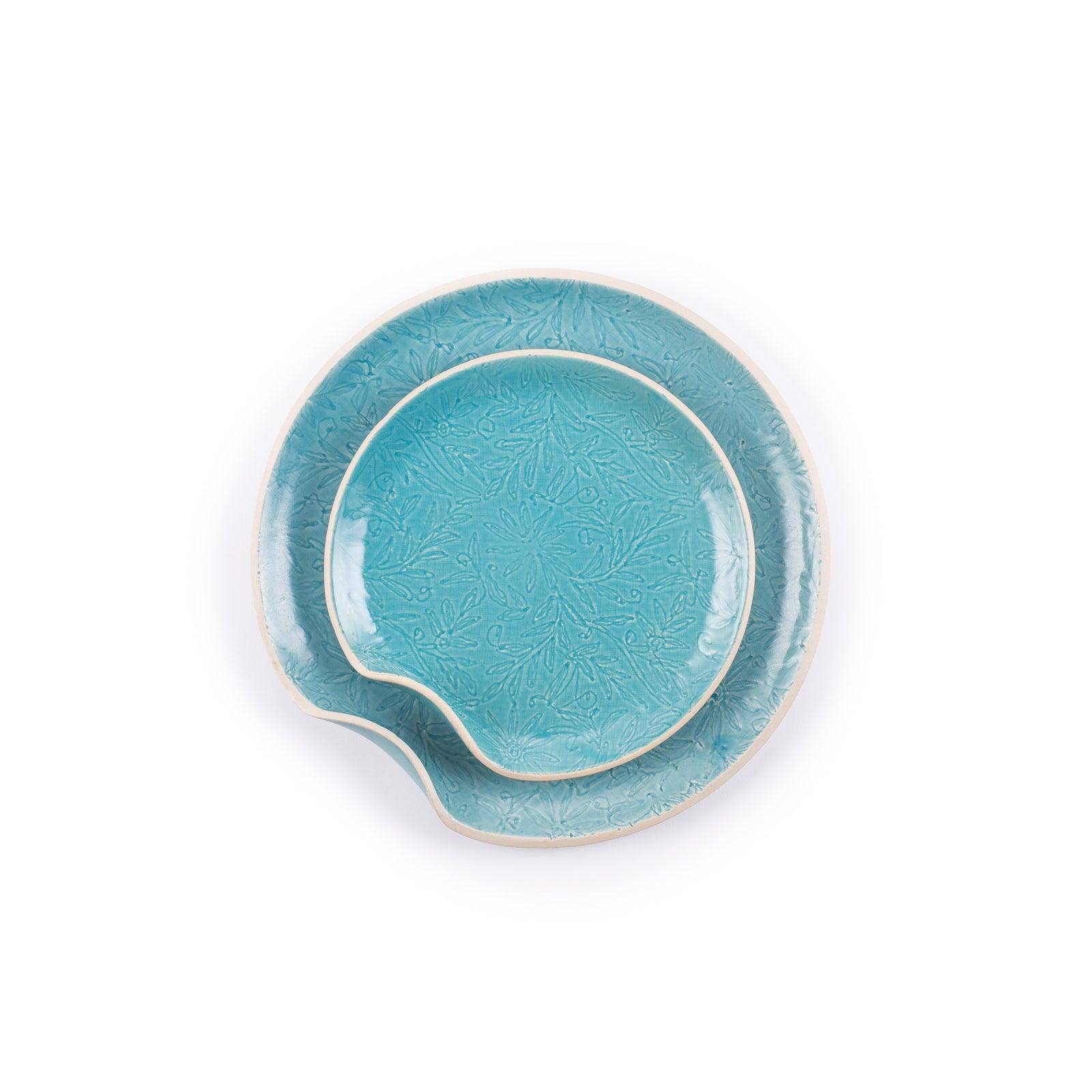 Nugu Handicrafts Inc. - Wholesale Platter - Turning Medium Serving Platter Vastra (Set of 2)3