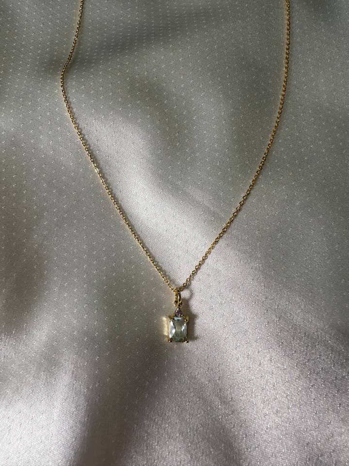 Collier Noelle (aigue-marine) pour la vente par Starlite By J