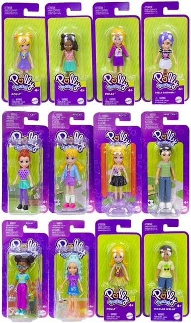 KIDDY-MOOV - Wholesale Doll - Kids - Polly Pocket Teenage Doll with Matching Trendy Outfit0