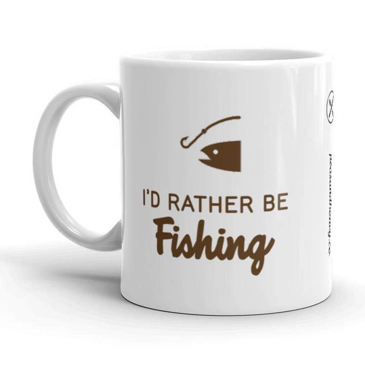 I'd rather be fishing. for wholesale by Peas & Honey