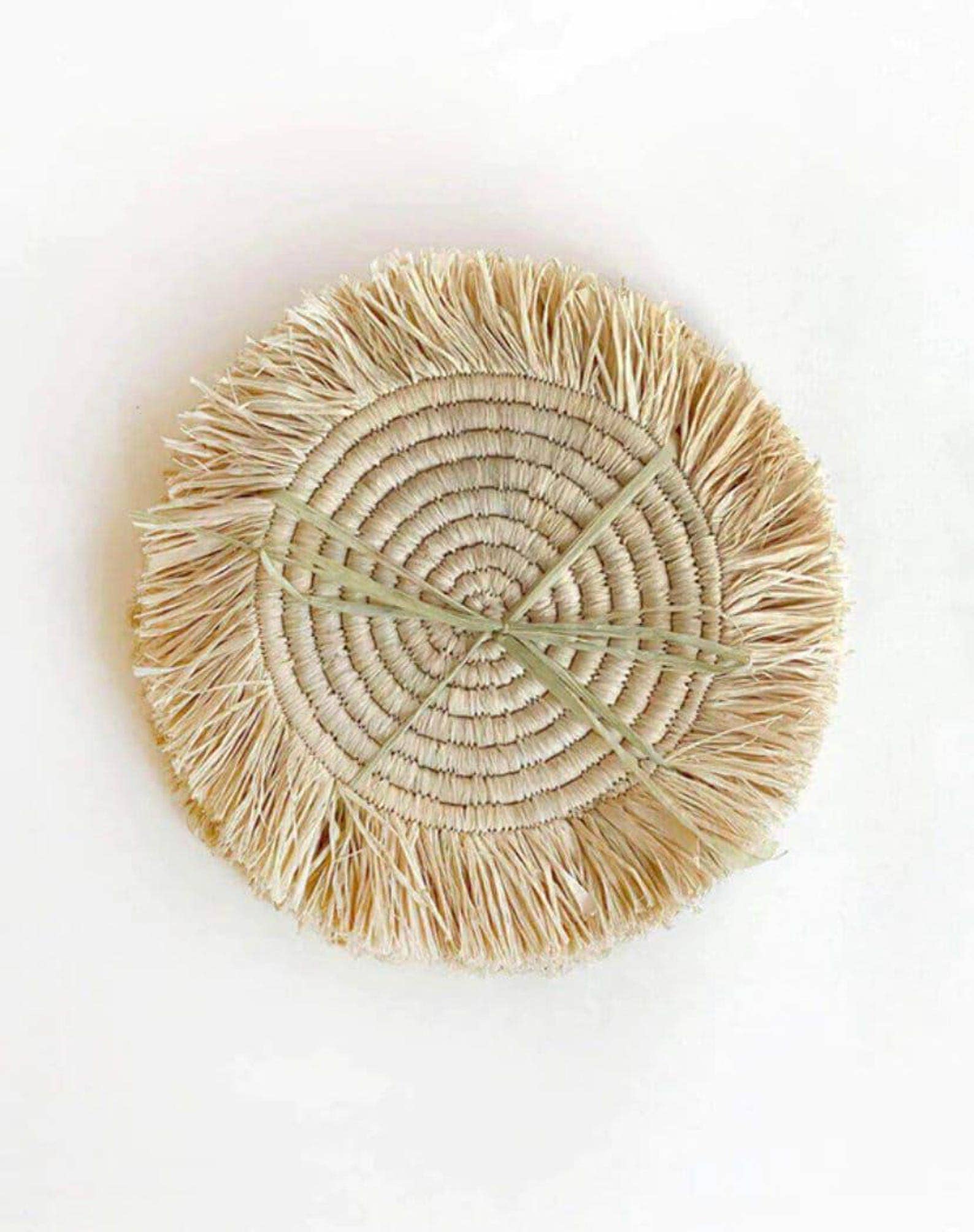HandHappiness – wholesale Placemat –  Round  Raffia Placemat Handmade Placemats3