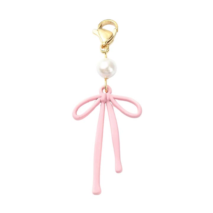 Laço de Liga com Pérola | Charme de Sapato, Bolsa e Chapéu por atacado de The Charm Bar Company