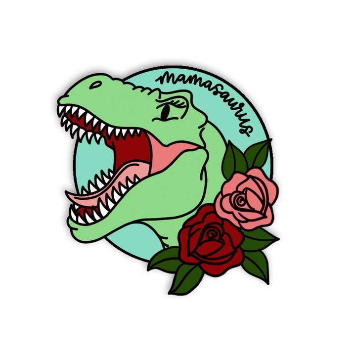 Little Lovelies Studio - Wholesale Sticker - Mamasaurus — Sticker