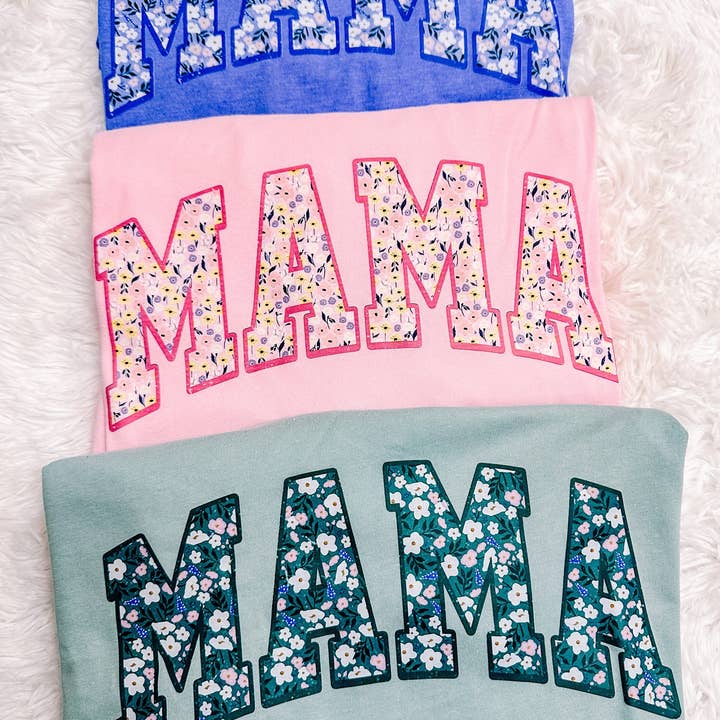 Camiseta con estampado floral para el Día de la Madre para venta al por mayor de ZZ Threadz