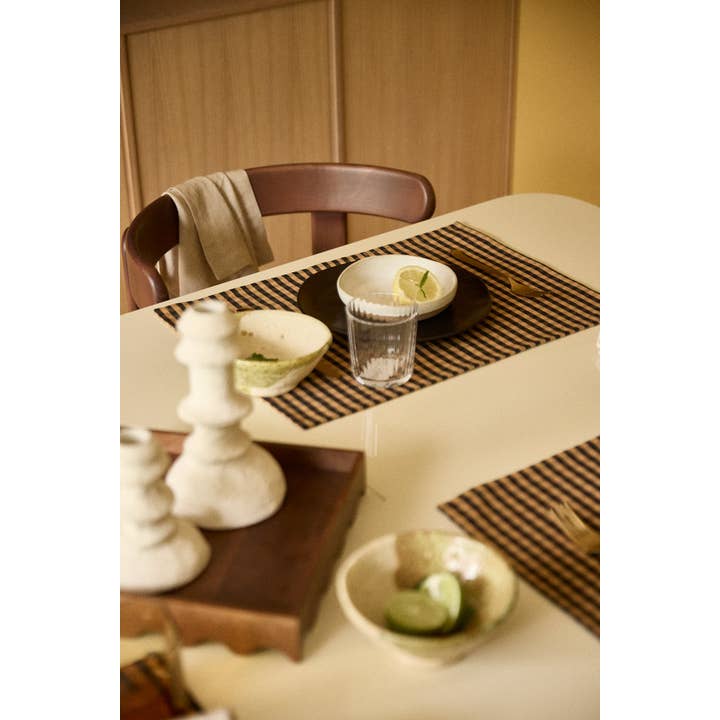 Vichy Café cotton table set for wholesale on Faire3