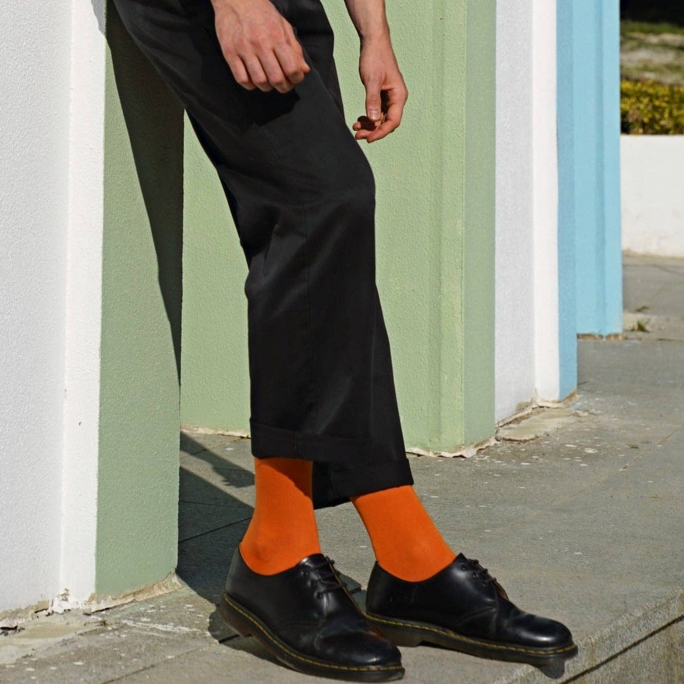 KLUE - Wholesale Socks - Unisex - KLUE Organic solid Socks | Orange2