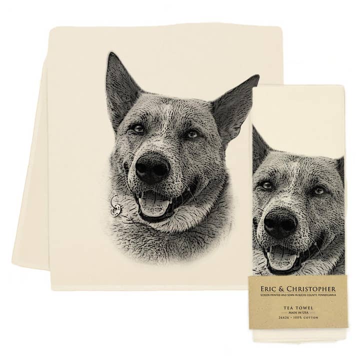Australian Cattle Dog Tea Towel for wholesale by Eric & Christopher