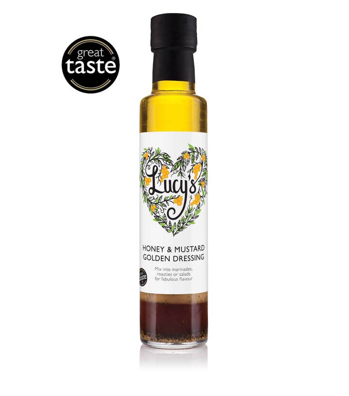 Lucy's Dressings – wholesale Salad dressing – Honey and Mustard Golden Dressing0