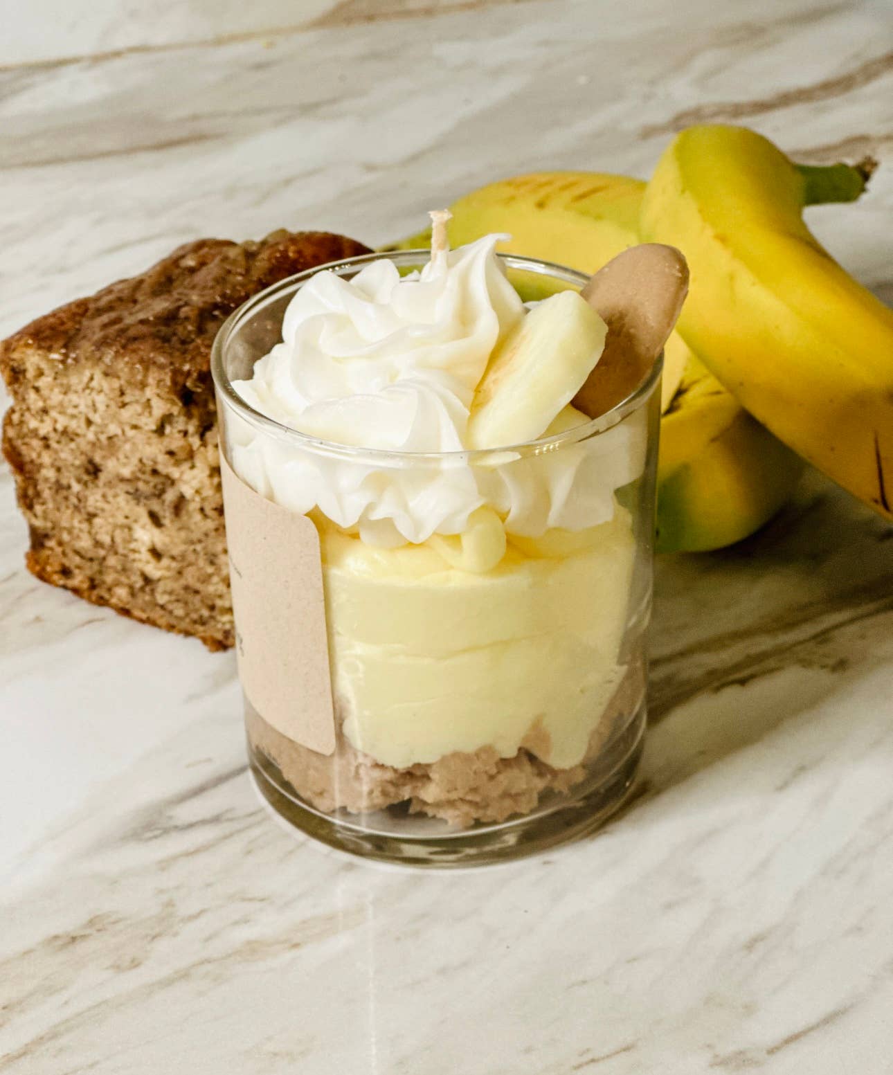 Blue House Fragrances - Wholesale Jar/Filled Candle - Banana Pudding Candle3