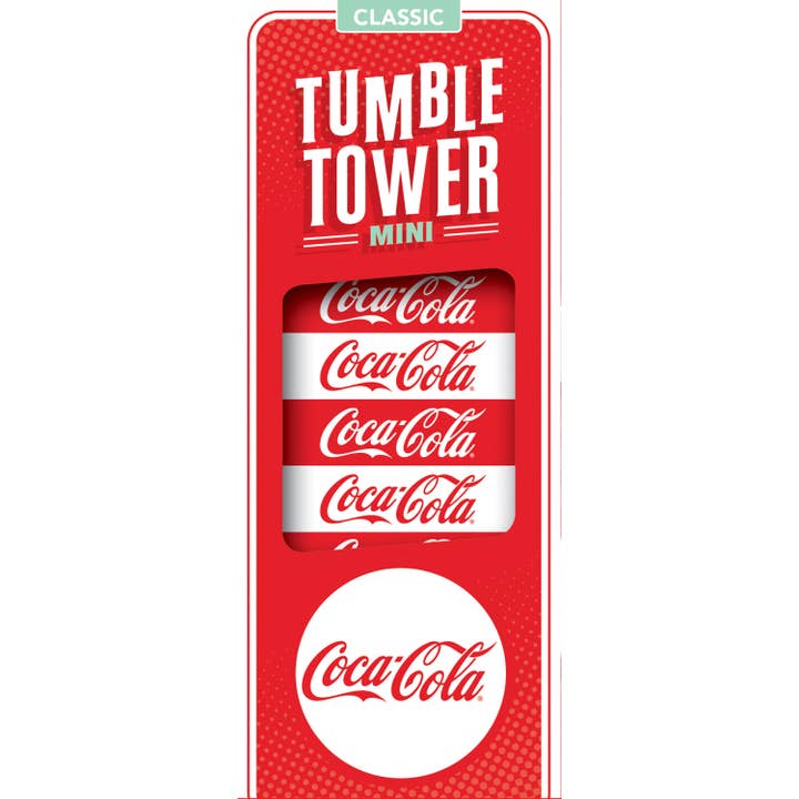 Masterpieces Puzzles - Wholesale Stacking Game - Coca-Cola Tumble Tower Mini