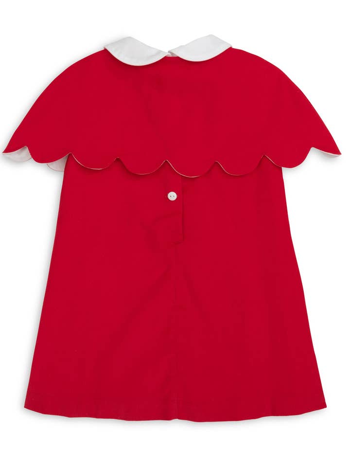 Posh Pickle – wholesale Dress – Kids – The Capelet Dress in Evelyn - Red Pinwale Corduroy8