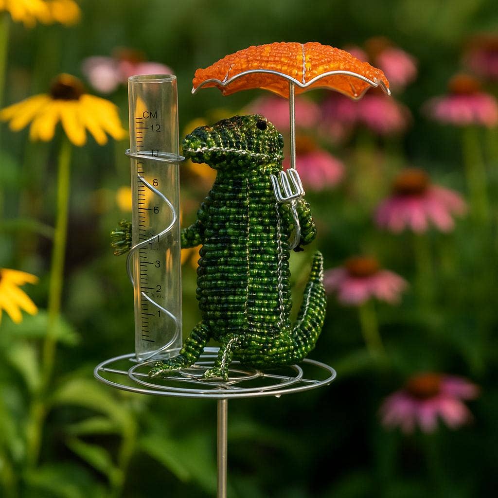 Beadworx By Extol Accessories Ltd. - Wholesale Outdoor Ornament/Decor - Rain Gauge Gator Set of 21