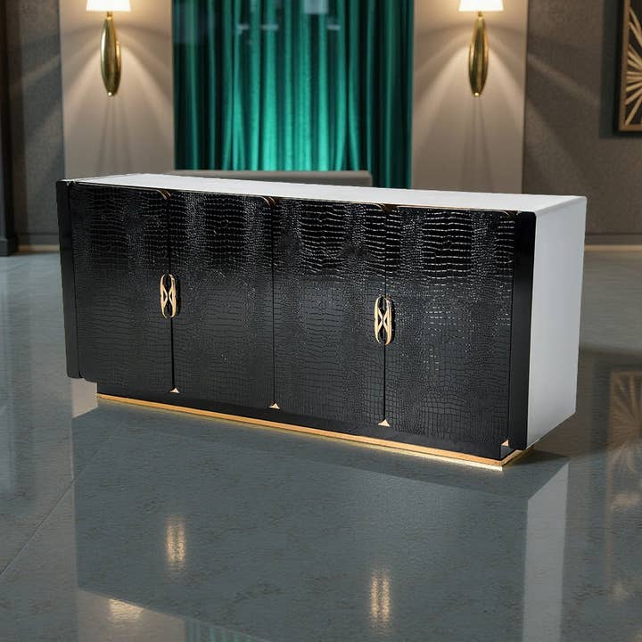 Large Modern MDF Storage Cabinet - 71"Wide Stylish Sideboard for wholesale by Greenwestons