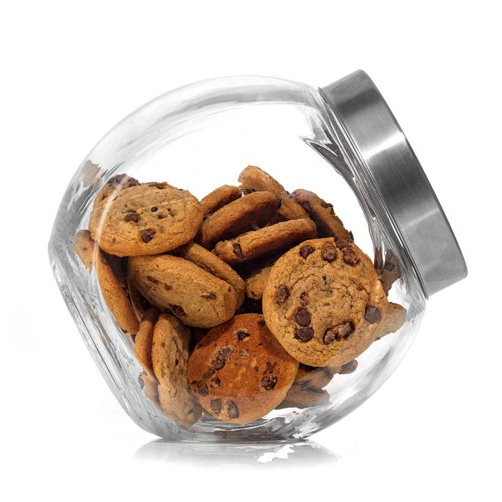 JoyJolt – wholesale Kakburk – All-Sides Cookie Jar med lufttätt metalllock, uppsättning av 2