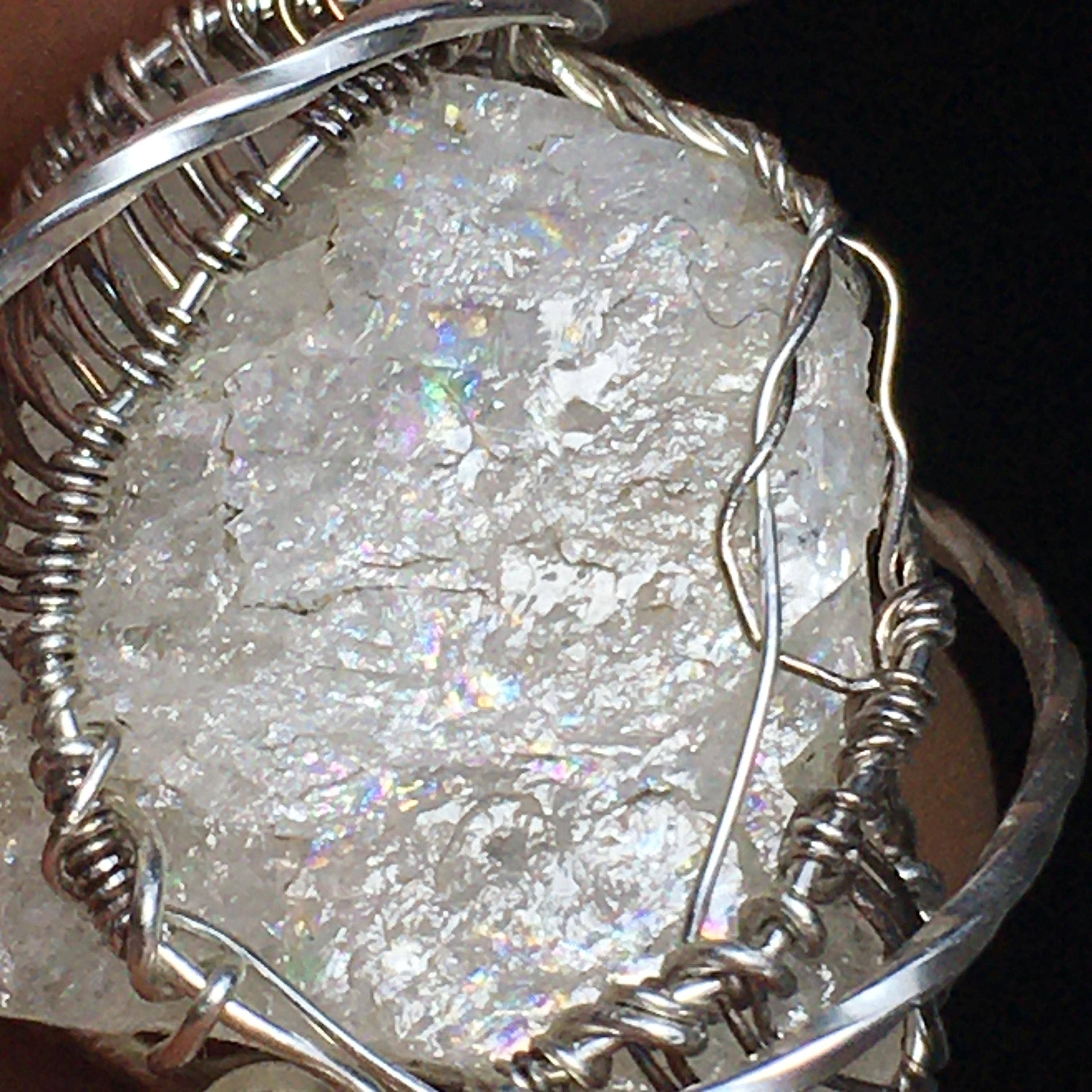 Wildheart Crystals - Wholesale Individual Charm/Pendant - Brazilian Phenacite Silver Wire-Wrap Pendant9