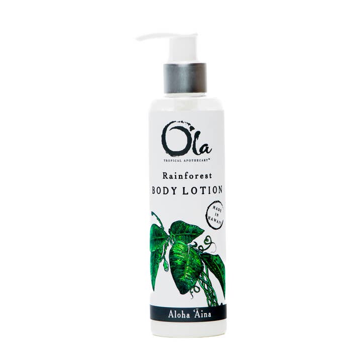 Lotion pour le corps Rainforest | 8 fl oz pour la vente par Ola Tropical Apothecary