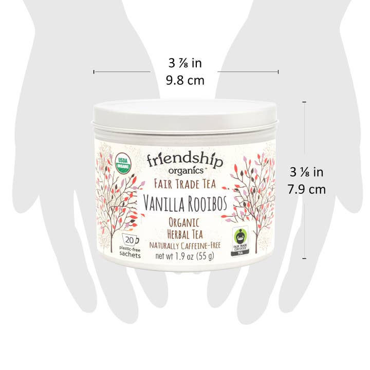 Friendship Organics - Wholesale Tea Bags - Vanilla Rooibos Herbal Tea, Organic and Fair Trade Certified2