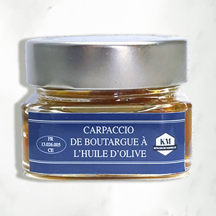 MAISON MARTEGALE - Wholesale Fish/Seafood - BOUTARGUE CARPACCIO WITH OLIVE OIL AND GARLIC0