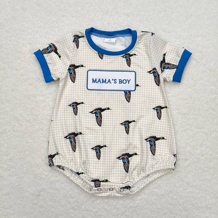 Aier Wholesale - Wholesale Bodysuit (Non-Footed) - Baby - Sibling Baby Infant Boys Hunting Comouflage Duck Short Sleeve Rompers