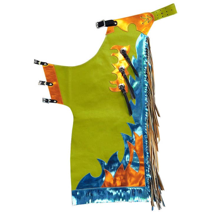 HILASON - Wholesale Horseback Riding Gear - HILASON Western Horse Bull Riding Genuine Leather Rodeo Chaps | for Men and Women Unisex