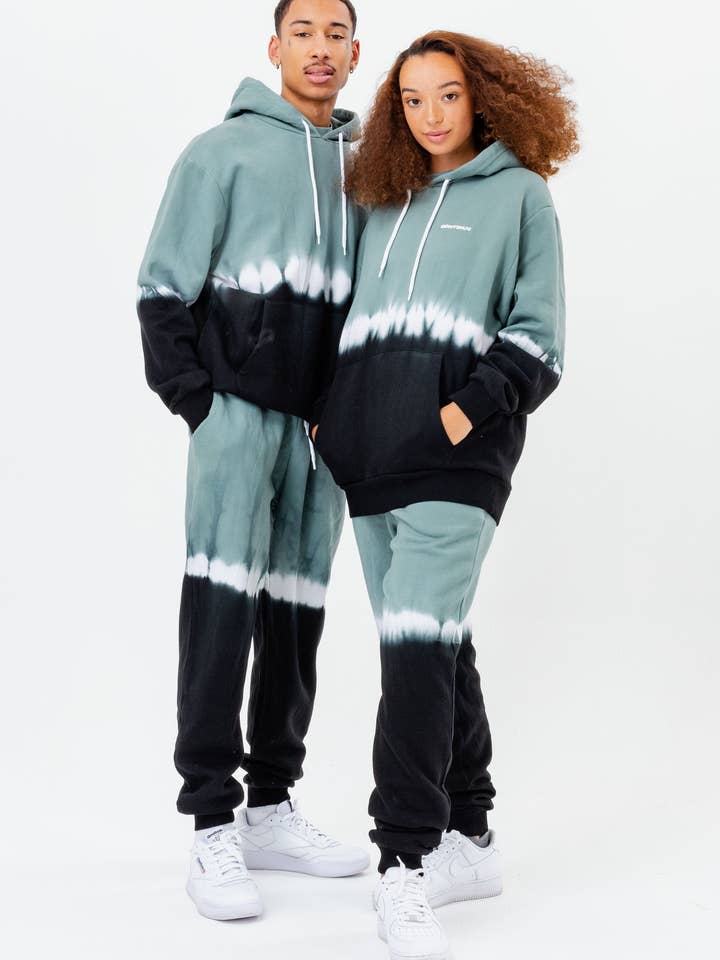 CONTINU8 GREEN PRINT JOGGERS for wholesale by Continu8