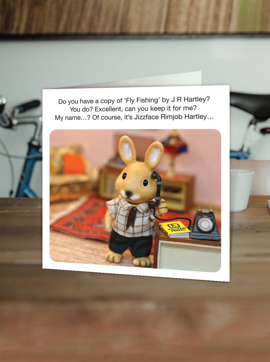 Brainbox Candy – wholesale Everyday greeting card – Funny Birthday Card - Fly Fishing - by Forest_Fr1ends1