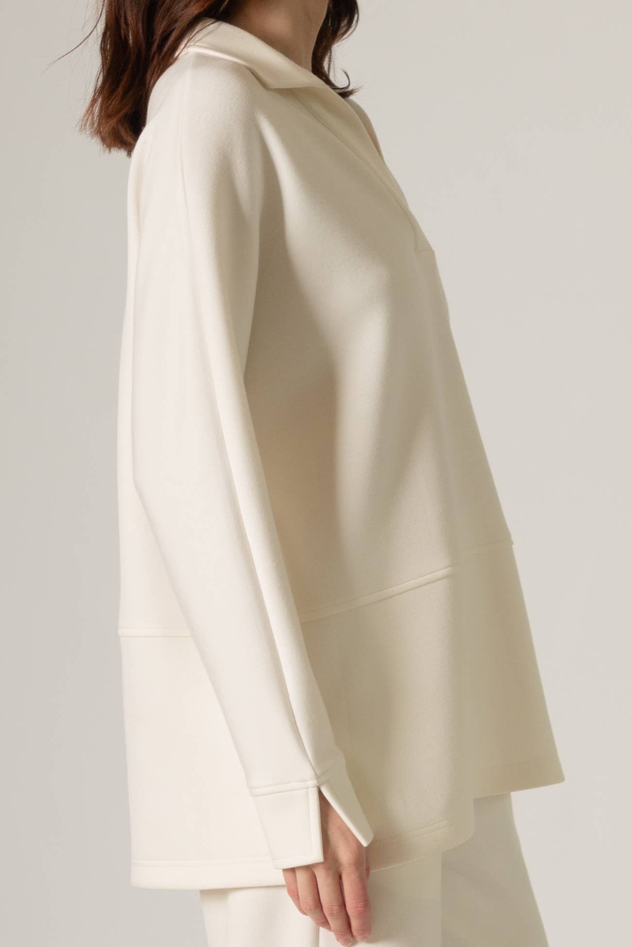 P. CILL - Wholesale T-Shirt - Women's - P. CILL Butter Modal Collared Long Sleeve Top21