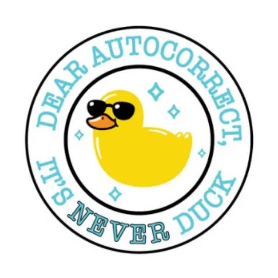 It's Never Duck Die-Cut Sticker for wholesale by Kalan
