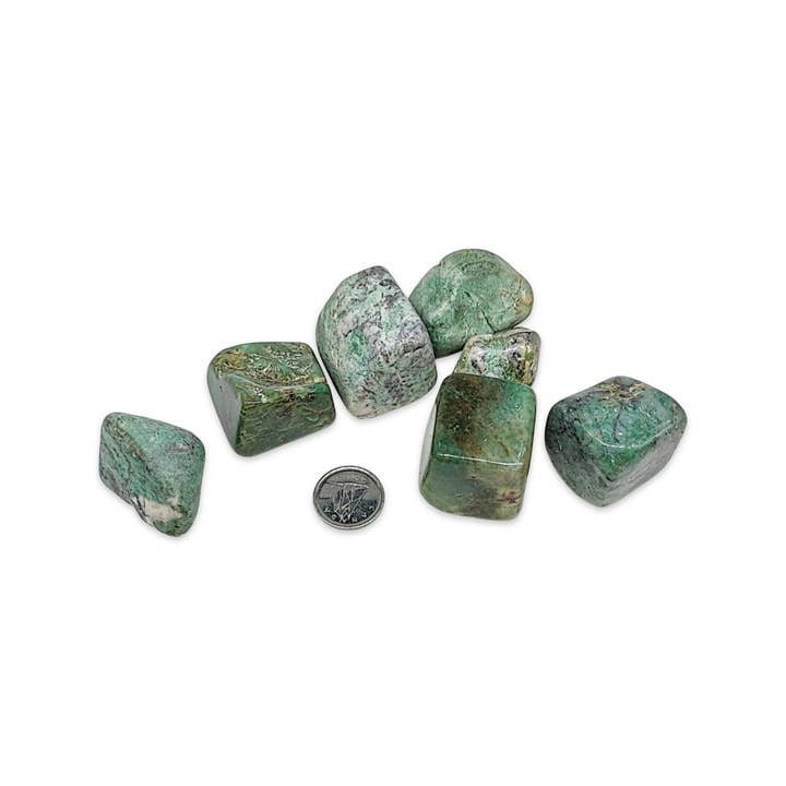 Arômes & Évasions - Wholesale Spiritual Stone/Crystal - Stone -African Jade (VERDITE) -Tumbled1