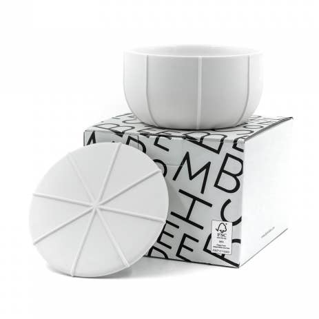 Small Pleat Container - White for wholesale by BOMSHBEE