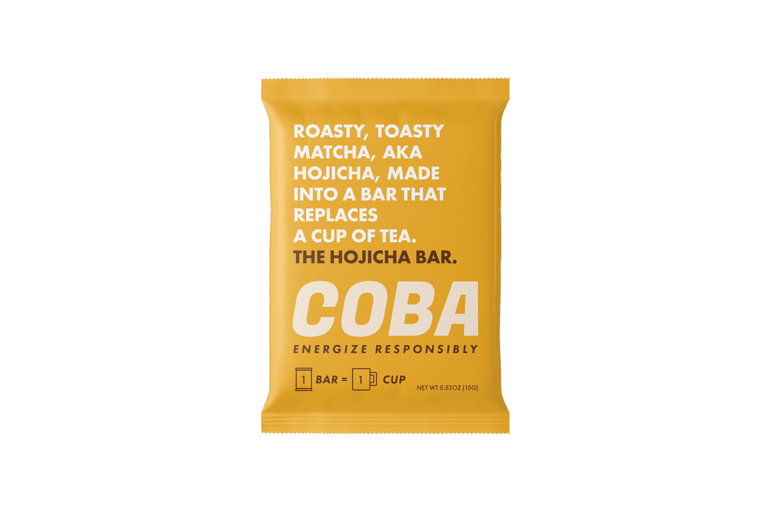 COBA, The Coffee Bar - Vente Barre chocolatée - Tablette de chocolat Hojicha Latte de COBA (20 par caisse)0
