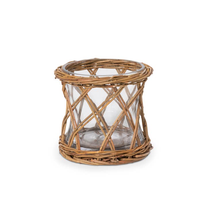 Park Hill Collection - Wholesale Vase - Park Hill Collection Small Willow Curved Flower Vase