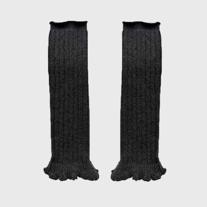 alberalkirk - Wholesale Legwarmers - Women's - Lace Trim Ballet-Inspired Leg Warmers M5A1314