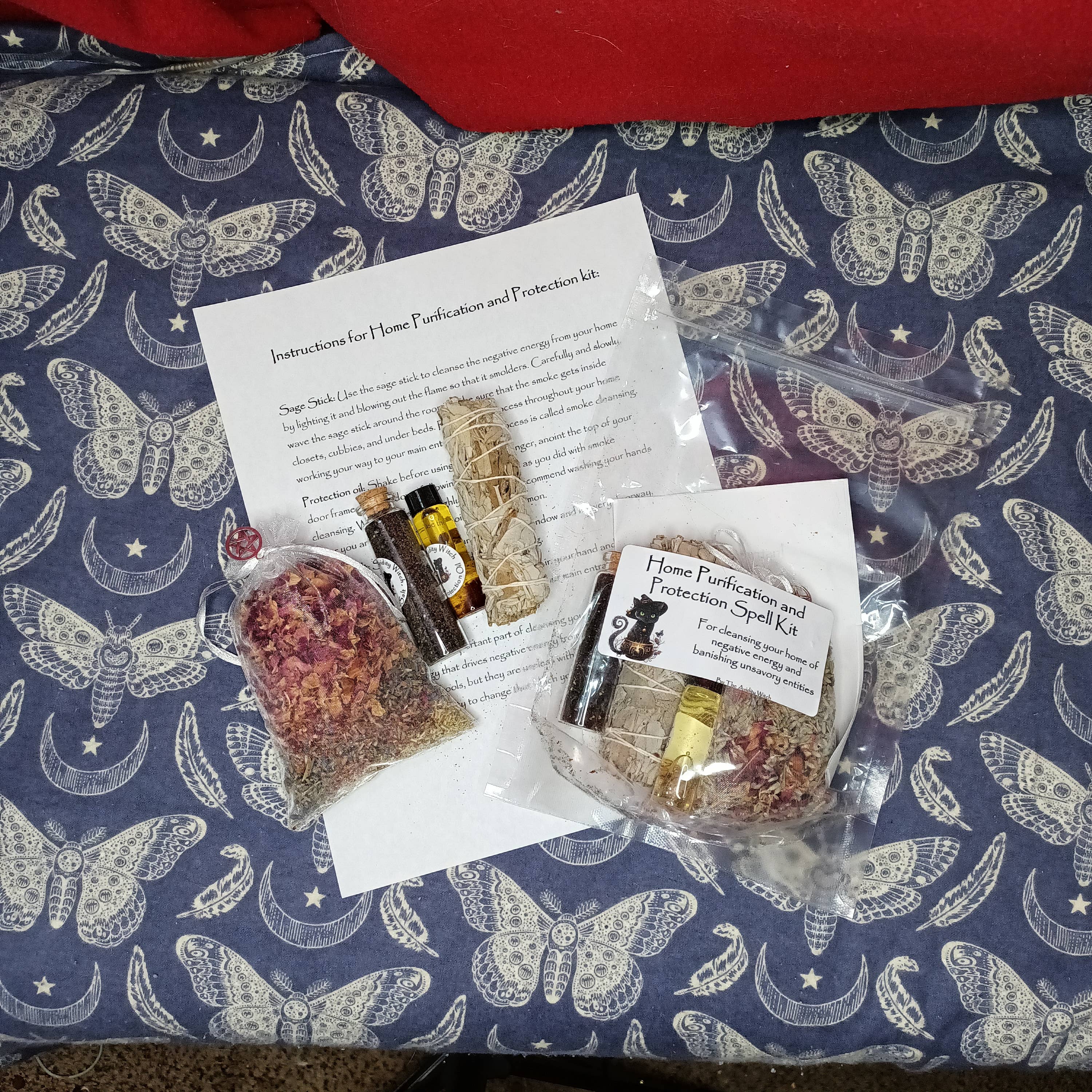 The Avidity Witch - Wholesale Meditation Supplies - Home Purification and Protection Spell Kit7