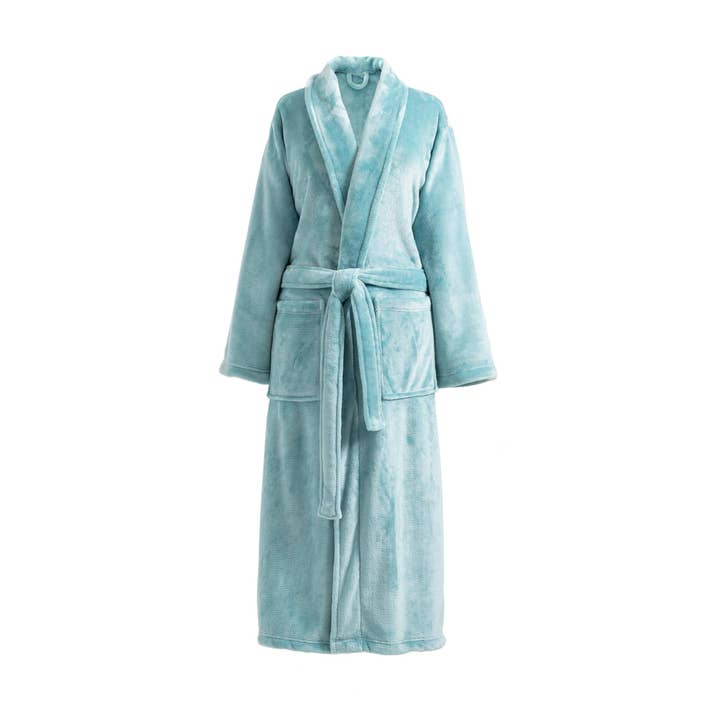 Sheepy Fleece 2.0 Robe | Teal for wholesale by Annie Selke