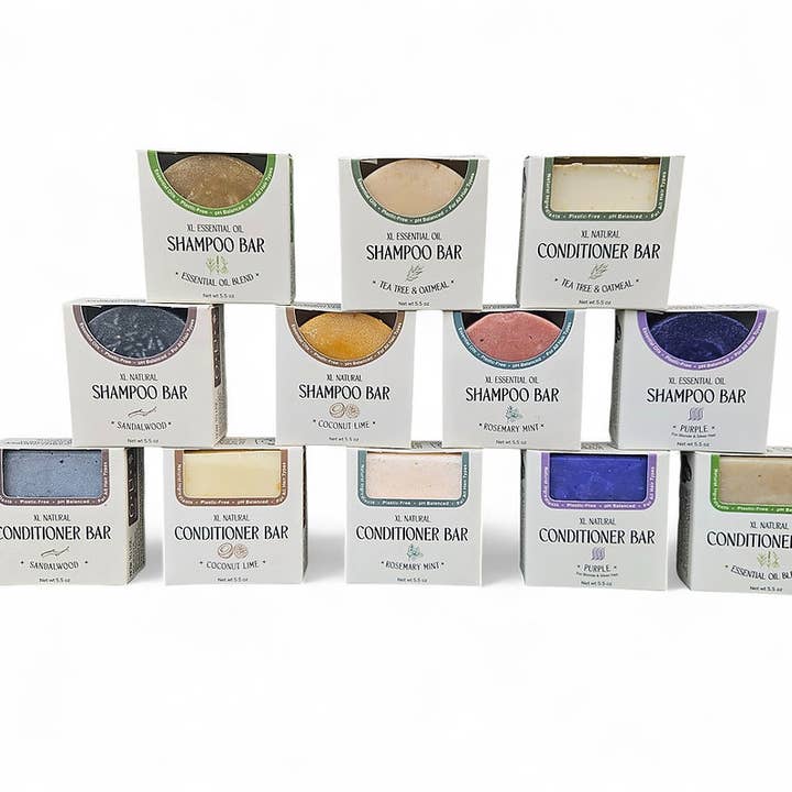 XL Hydrating Essential Oil Shampoo Bar for wholesale by JML Soaps