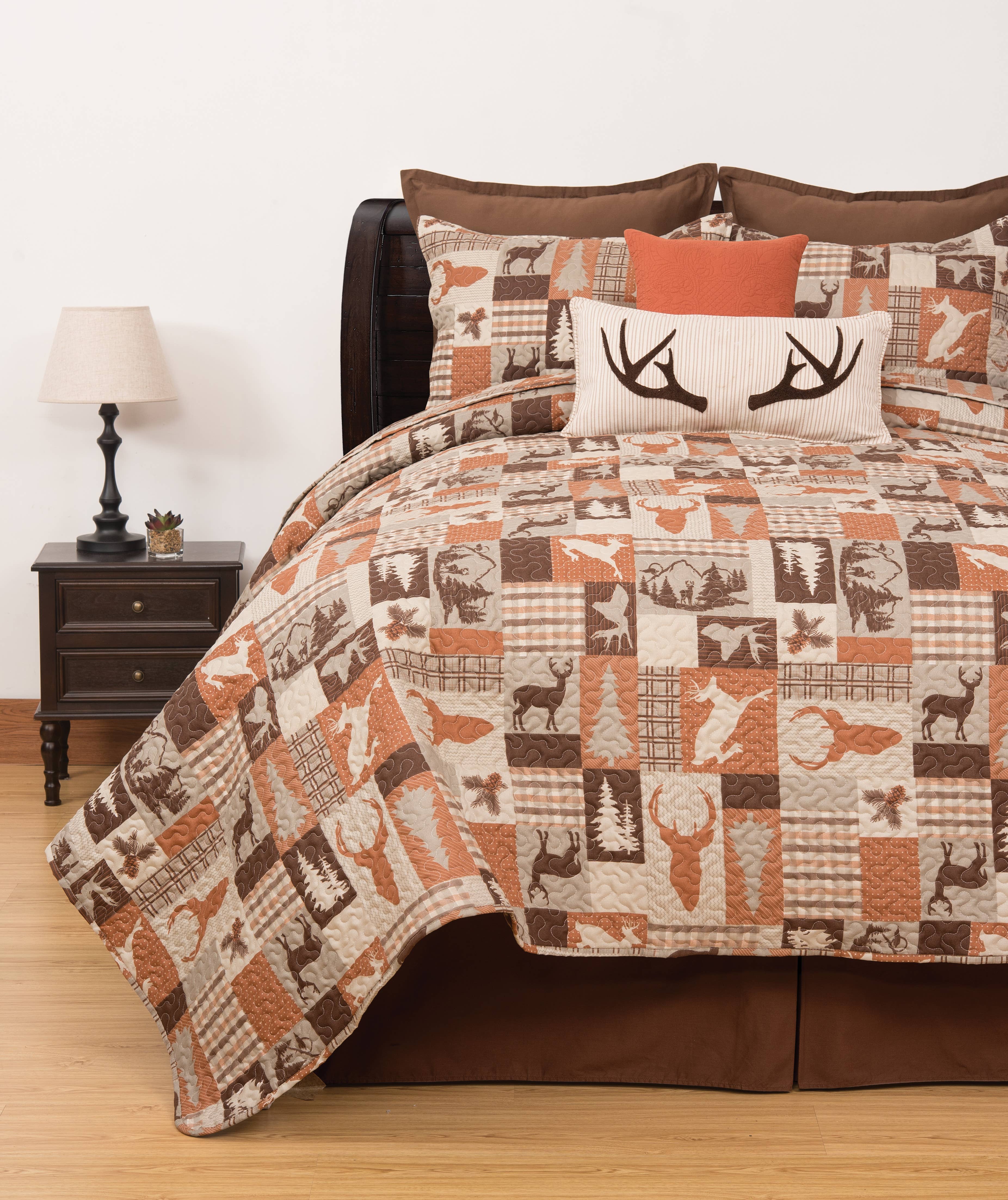 C&F Home - Wholesale Bedding Set - Buck Ridge Trail Rustic Lodge King 3 Piece Quilt Set2