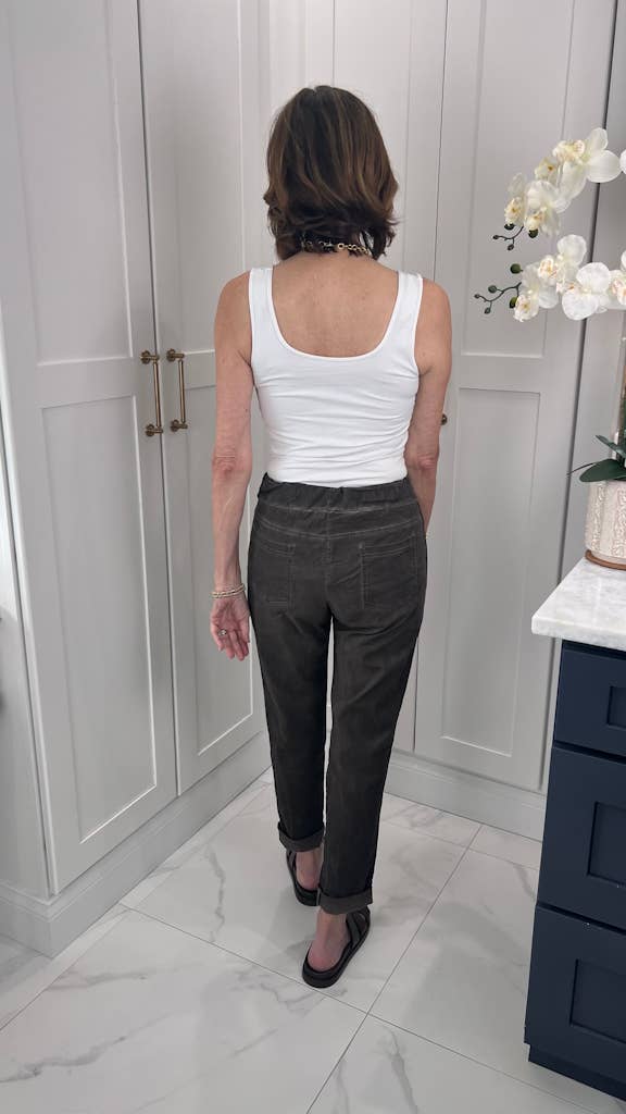 TINA Stephens Italy/Tees By Tina - Vendita all'ingrosso Pantalone - Donna - Pantaloni da smoking a righe in raso Kendyl (PL136)17