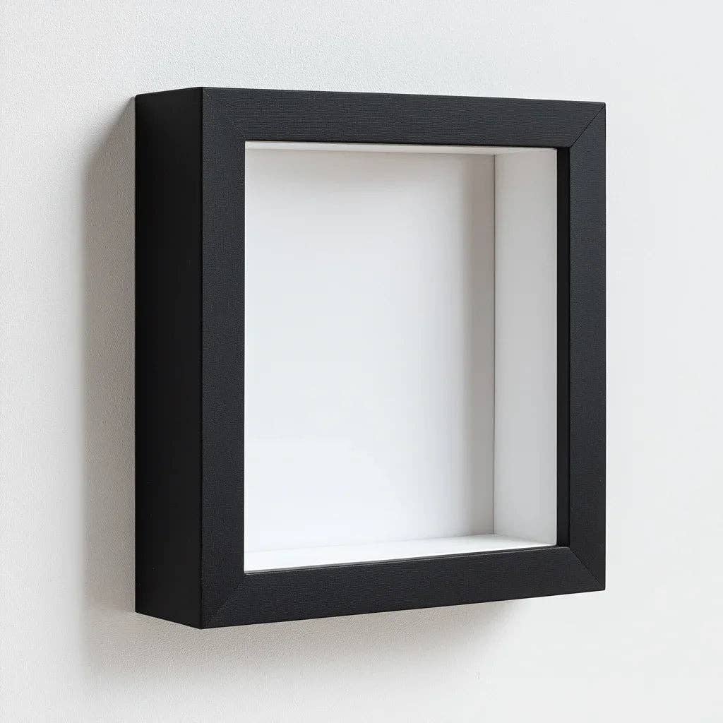 Modern Memory Design Picture Frames - Wholesale Picture Frame - Black 12x20 Shadow Box Picture Frame 12 x 20 Display Case Deep8